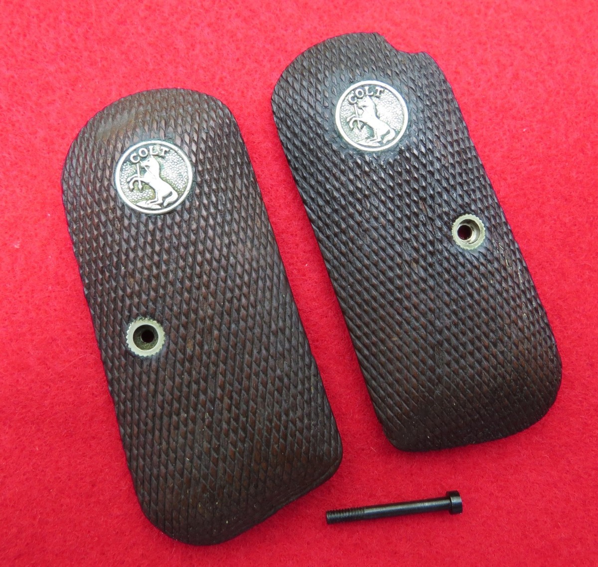 Colt 1903 1908 Pocket Hammerless 32 380 ACP Factory Wood Grips
