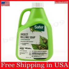 5118-6 Insect Killing Soap Concentrate - Insecticidal Soap for Plants - Kills Ap