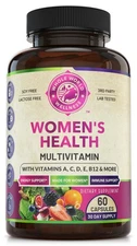 Womens Daily Multivitamin Multimineral Supplement for Energy Mood Focus Hair ...