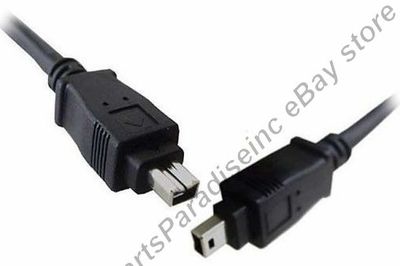 Lot10 3ft 4pin Male~M IEEE1394a Firewire/iLink/DV 400mbs Cable/Cord Mac/Apple