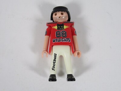 PLAYMOBIL FOOTBALL PLAYER Wildcat Jersey Sports Figure G1