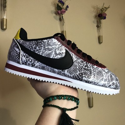 snakeskin nike cortez