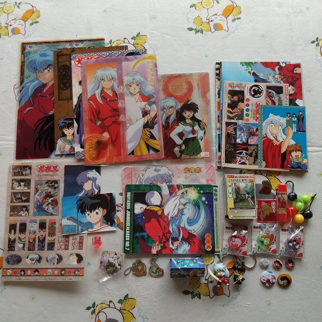 Lote Inuyasha Goods Llavero Pegatina Sesshoumaru Kagome