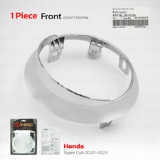 Coperchio tappo ala anello faro cromato per Honda Super Cub C125 2020 - 2024