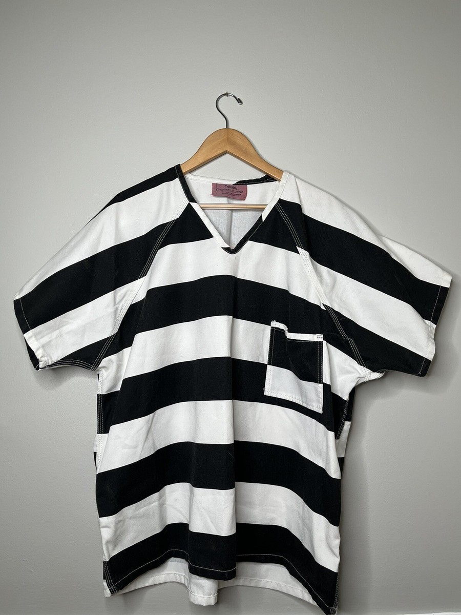 Custom TriStitch Bob Barker Company Prison Jail Striped Custom TriStitch Bob Barker Company Prison Jail Striped