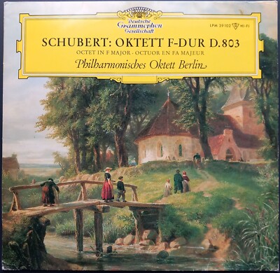 Schubert - Octet in F-Major, PHILHARMONISCHES OKTETT BERLIN, DGG Tulip, MONO