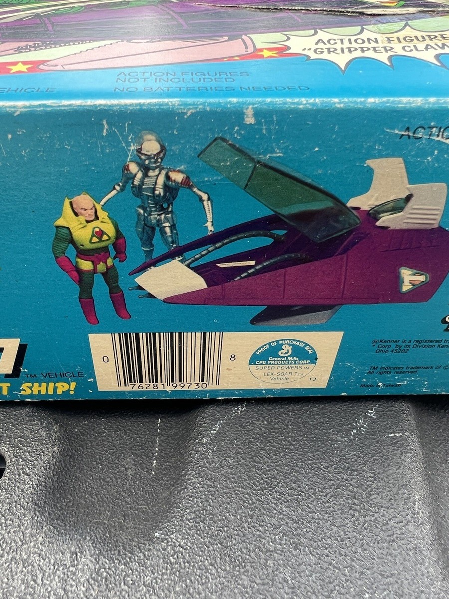 wow Super Powers Lex-Soar 7 Kenner Vintage 1984 Original Box mint