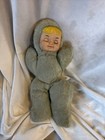 RARE! Vintage Rubber Face Plush Sleeping Baby Music Wind Up Doll Toy Stuffed — photo 1