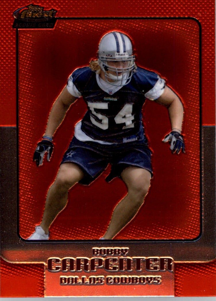 2006 Topps Finest #149 Bobby Carpenter RC - Dallas Cowboys