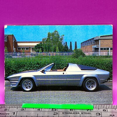 Lamborghini Urraco Silhouette P300 Supercar Card Mini Size Vintage