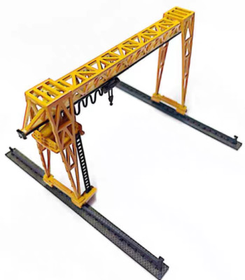 Model Crane Display 1/160 N Scale Miniature Crane Train Architectural Scene Display Model ...