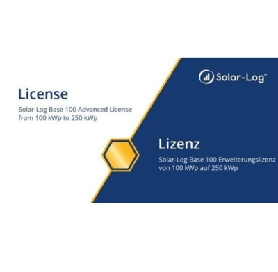 Solar-Log Base 100 Erweiterungslizenz auf 250 kWp 100883 upgrade licence