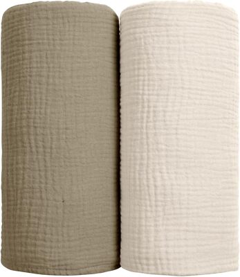 Lulumoon Baby Pucktuch Musselin Decke - Baumwolle Dünne Atmungsaktive Babydecke