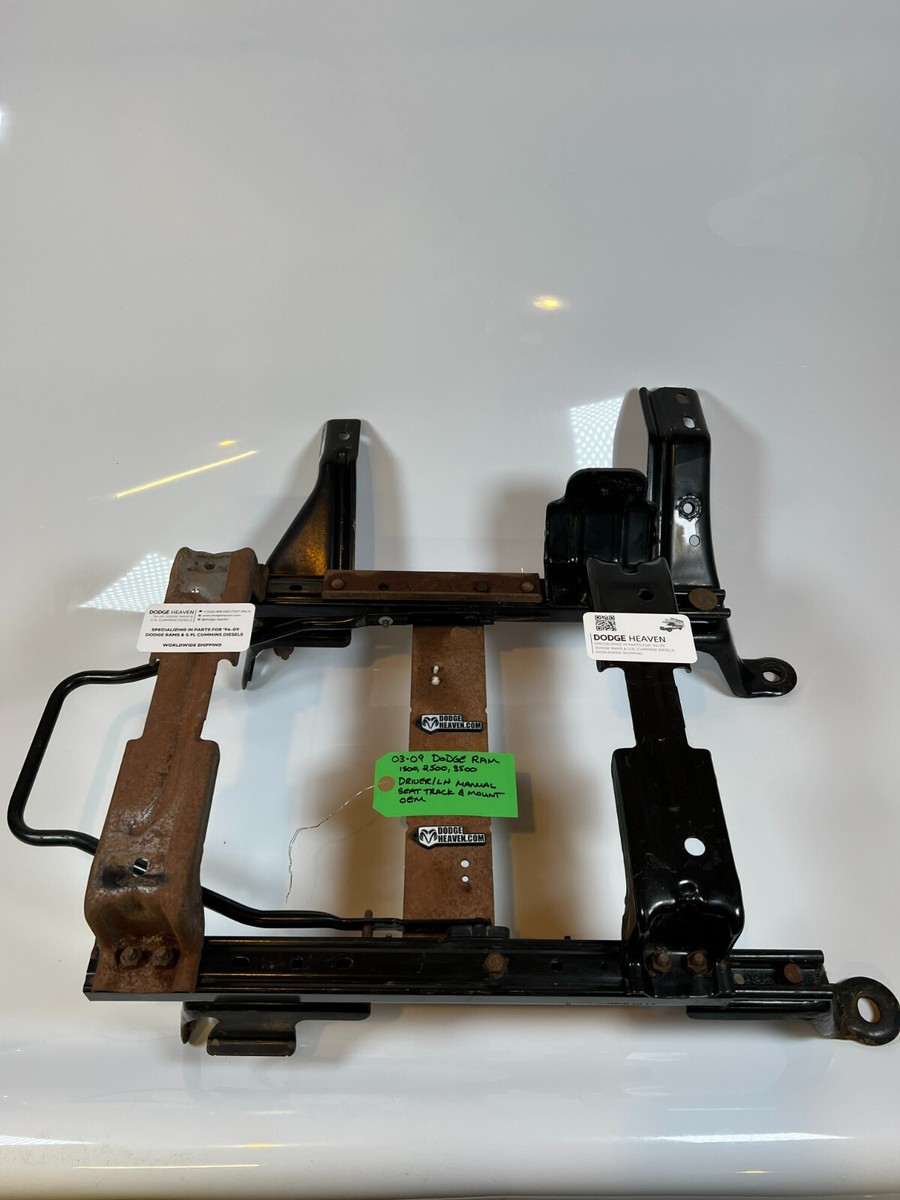 OEM 2002-2009 Dodge Ram Driver Side LH Manual Seat Track & Mount