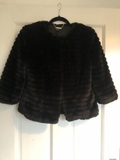 Therapy Faux Fur Coat Size 8