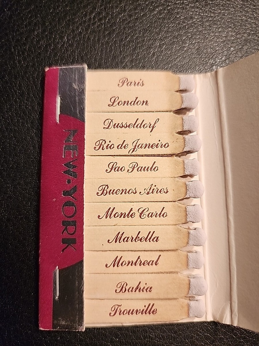 カーニヴァル 18冊セット 初版 Vintage Matchbook REGINE'S New York Unstruck Matches | eBay