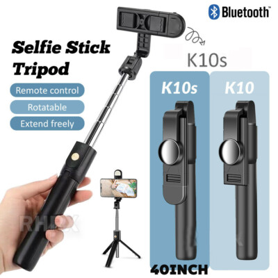 Extendable Wireless Bluetooth Shutter Selfie Monopod Stick for iPhone Samsung