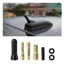 Sylvil Car Short Antenna 1.37" Stubby Aluminum Radio Antenna Replacement Carb...