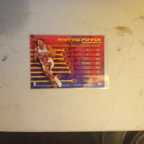 1994-95 NBA Hoops - Hoops Power Scottie Pippen #PR-8 - Picture 2 of 2