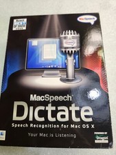 MacSpeech Dictate Mac -Dragon-Apple/Intel processor speech dictation OSX 10.5.6