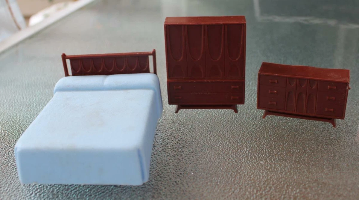 Mid century sales modern dollhouse furniture