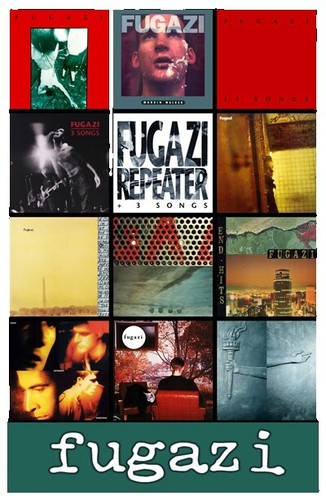 FUGAZI/マイナースレット CD10枚セット FUGAZI album discography magnet (4.5