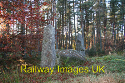 Photo 12x8 (A4) Cothiemuir Wood Recumbent Stone Circle (5) (Pagan Druid Celtic)