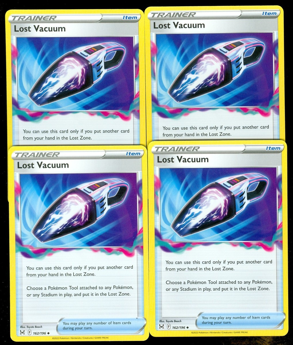 Pokemon LOST VACUUM 162/196 - Lost Origin - - MINT 4X Pokemon LOST VACUUM 162/196 - Lost Origin - - MINT 4X