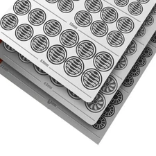 for MG 1/100 Model 3 PCs Etch Sheets Thruster Heat Fin Vent Details Add-on Parts