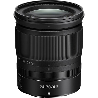 Nikon NIKKOR Z 24-70mm f/4 S Lens (New, Nikon USA, Generic Packaging)