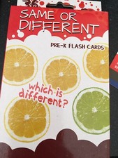 Flash Cards - Same or Different - 36 Pre-K Flash Cards - by Bendon