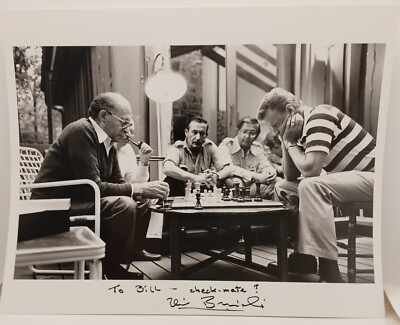  Zbigniew Brzeziński  Camp David  Menachem Begin Signed 8x10 Vintage Photo 