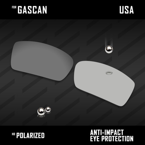Anti Scratch Polarized Lot Replacement Lenses for-Oakley Gascan OO9014 Options - Picture 10 of 39