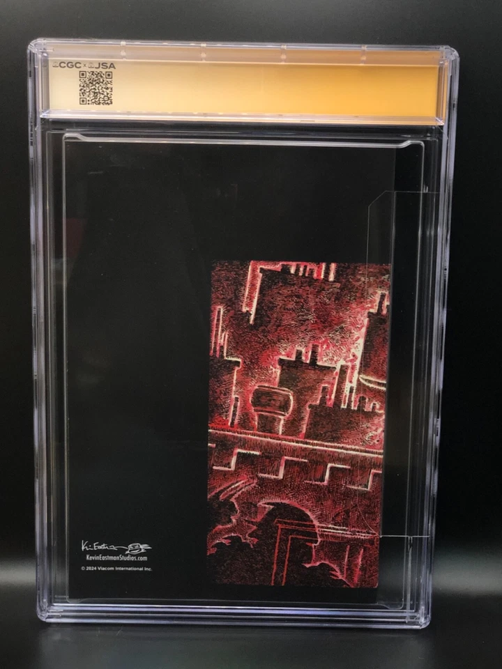 Teenage Mutant Ninja Turtles: 40th Anniversary RED CGC 9.4 Signed Kevin Eastman - Image 2 of 4