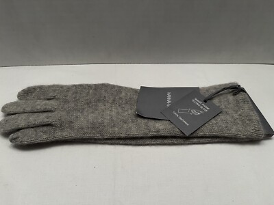 NWT Hannah Rose 100% Cashmere Gray Women's Smart Phone Texting Gloves One Size