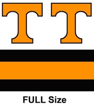 NOS Tennessee Vols Dark Mode Football Helmet Decal Set - Full Size