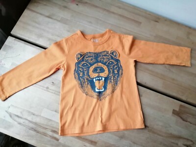 Baby Gap Jungen Langarmshirt Löwe orange 3 Jahre alt sehr guter Zustand