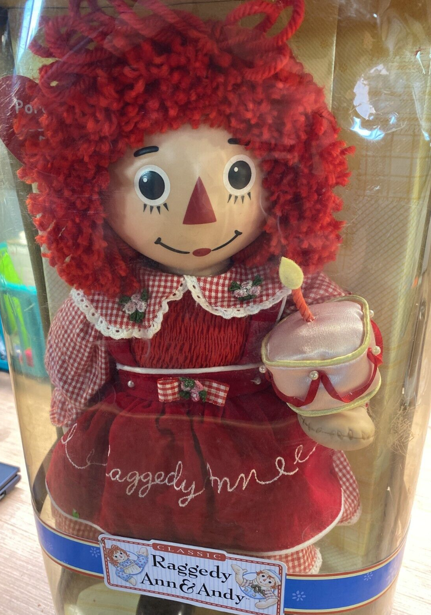 Brass Key Keepsakes 2005 Classic Raggedy Ann Porcelain Doll 14