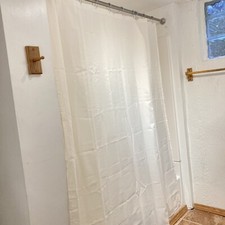 shower curtain/ Shower Liner 70 72 inches 100 polyester milky