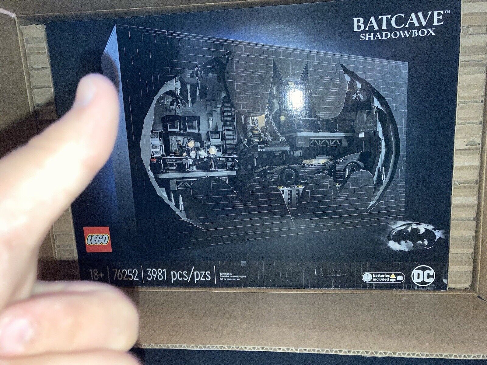 We Build The LEGO Batcave, A Shadow Box Stuffed With Details