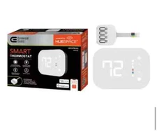 Commercial Electric Hubspace Wi-Fi/BTooth Enabled Smart Programmable Thermostat