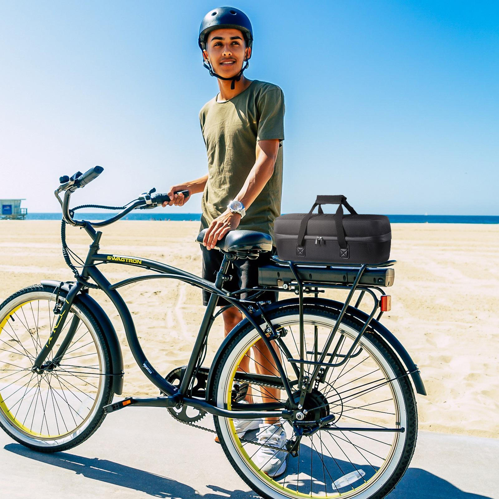 Ebike Battery Case Large Hard Shell Waterproof Ebike Battery Bag Safe