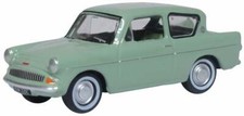 Oxford Diecast 76105010 OO Gauge Ford Anglia Spruce Green