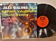 SARAH VAUGHAN "Jazz Galore", CLARK TERRY, RUFUS JONES Vinyl LP Near Mint