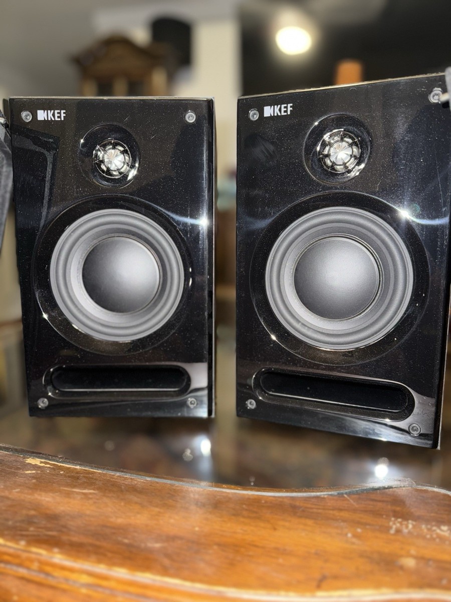 KEF C3 Bookshelf Speakers SP3652 Black Ash 8 Ohms 125 Watts