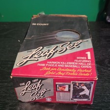 Leaf 1991 Series 1 MLB Box Gold Leaf Rookie cards. *READ DESCRIPTION*