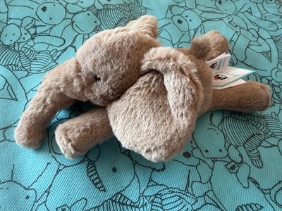 Jellycat Smudge Elephant Tiny NEW AUTHENTIC  with Dustbag!
