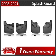 Mud Flap Front & Rear Pair For Toyota Tundra 2007-2021 Splash Guards 4-Door