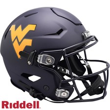 West Virginia Mountaineers Helmet Riddell Authentic Full Size SpeedFlex Style Sa