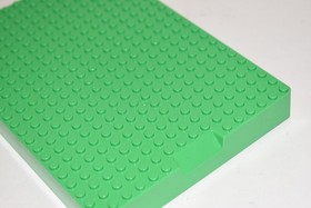 LEGO Early 2010s Creator Bright Green Brick 16 x 24 x 2 93608 Container Top 5932